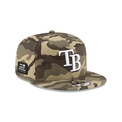 Tampa Bay Rays Gorra | New Era MLB Armed Forces Weekend 9fifty Snapback Cap Mexico - Verdes